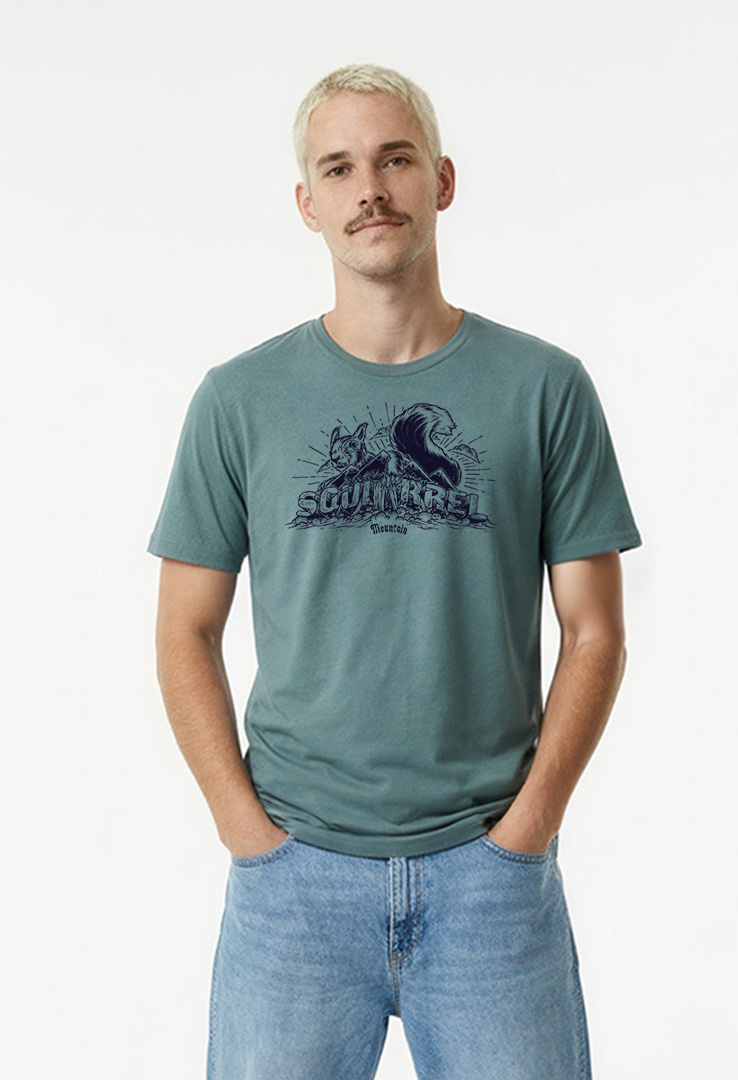 Print T-Shirt Squirrel Mountain