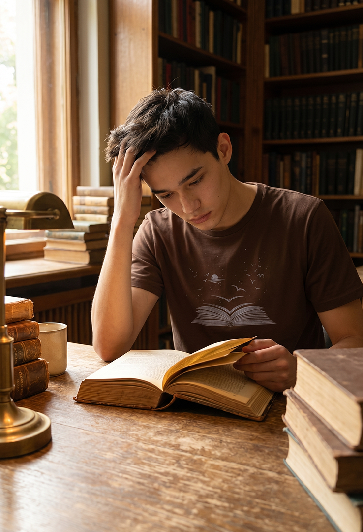 Print T-Shirt Buchschwalbe