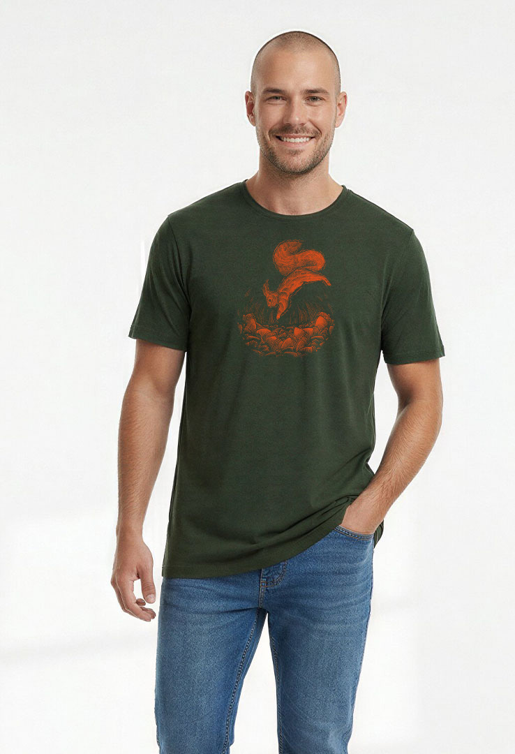 Print T-Shirt Tresor Hörnchen