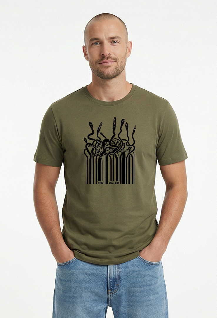 Print T-Shirt Klinken Code