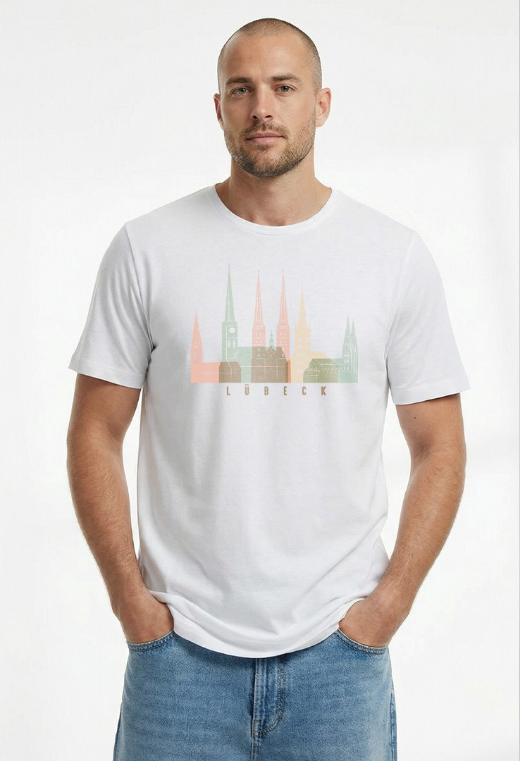 Print T-Shirt Lübeck Pastell