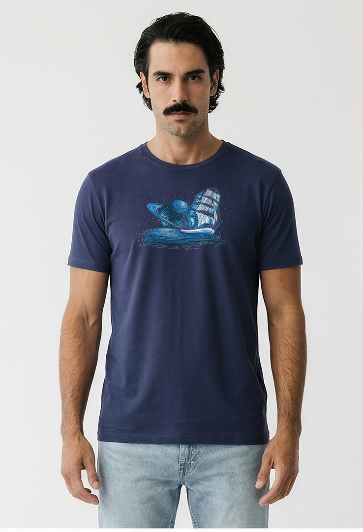 Print T-Shirt Saturn Segler