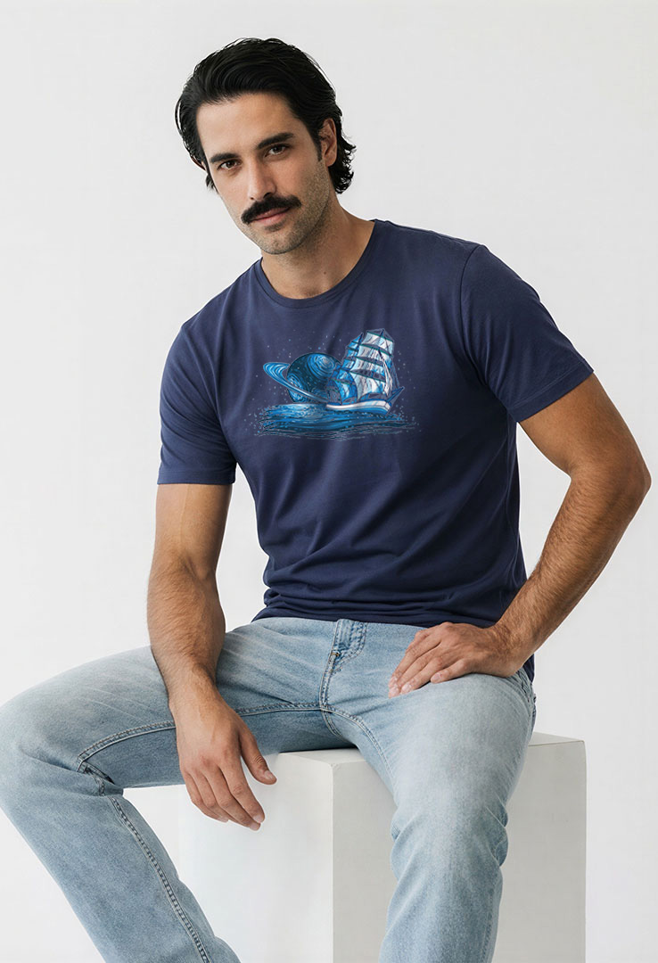 Print T-Shirt Saturn Segler