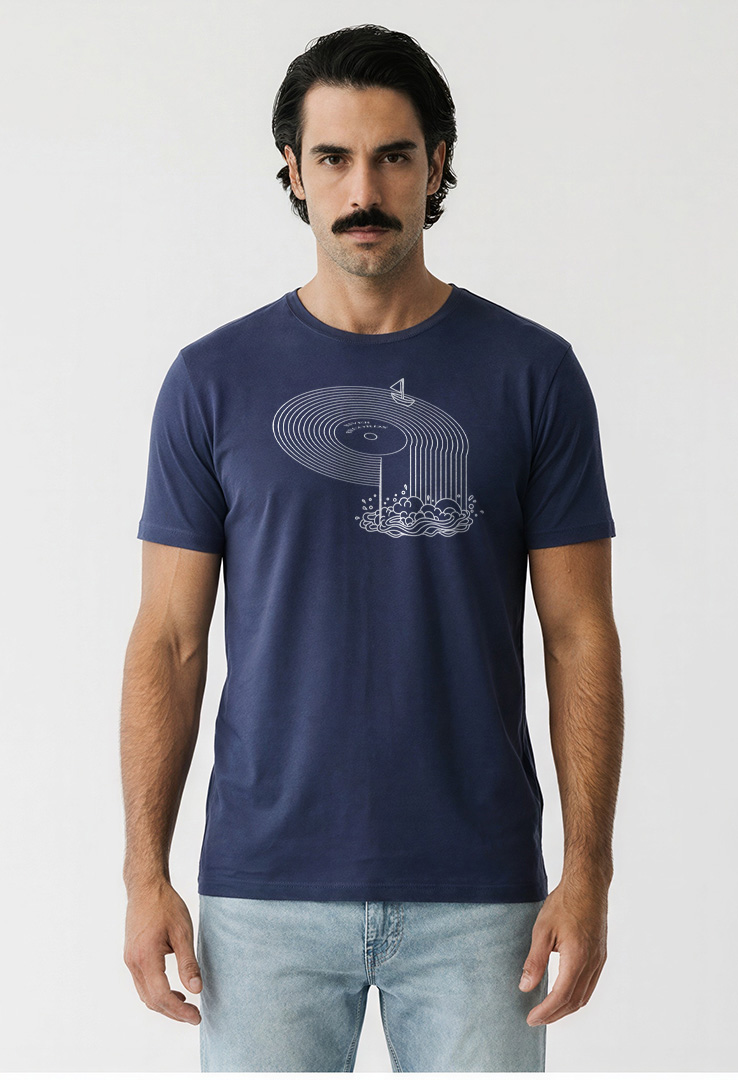 Print T-Shirt River Recorder