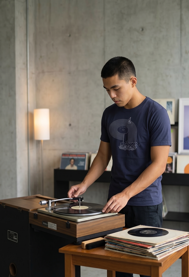 Print T-Shirt River Recorder