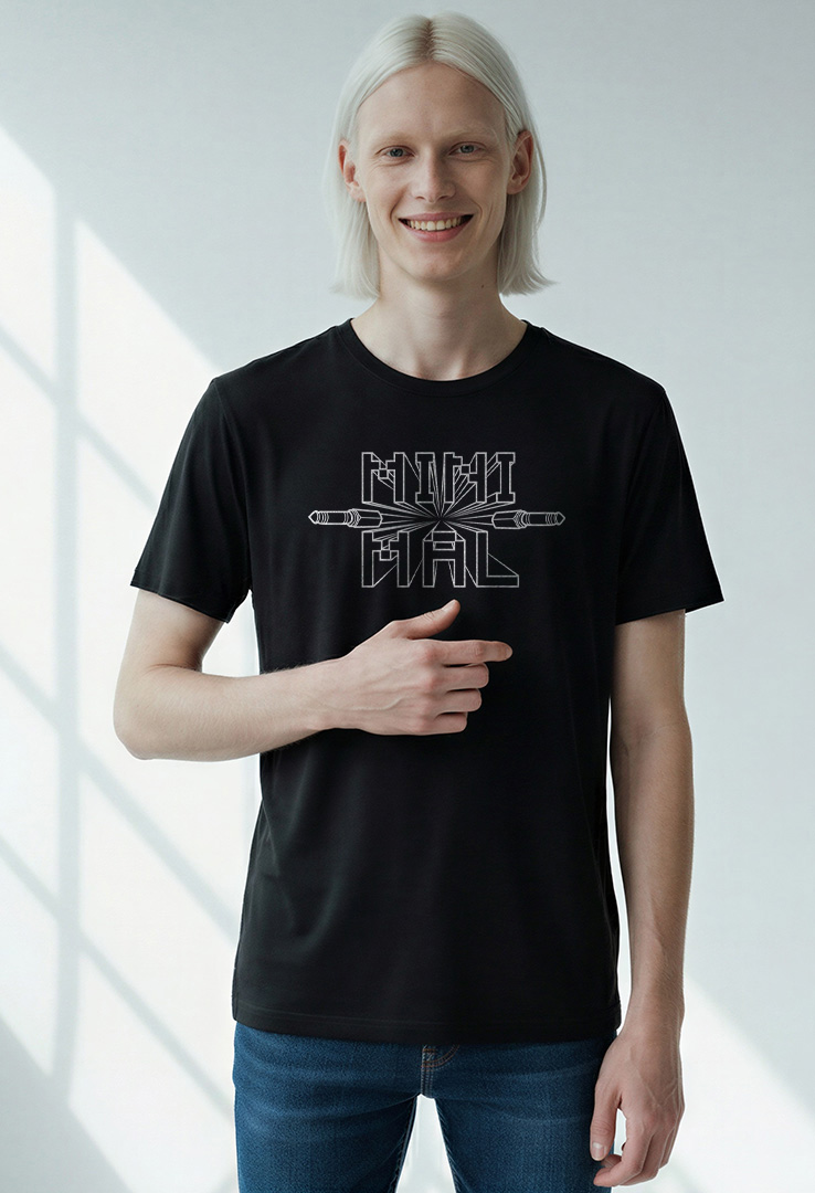 Print T-Shirt Minimal Pixel