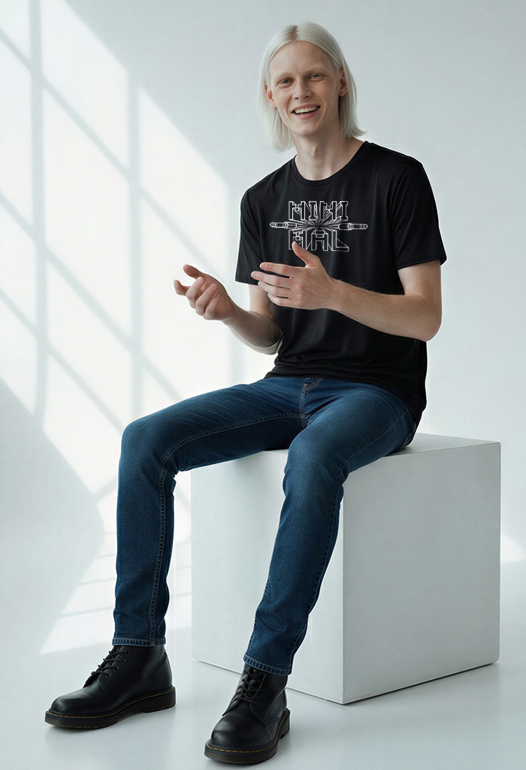 Print T-Shirt Minimal Pixel