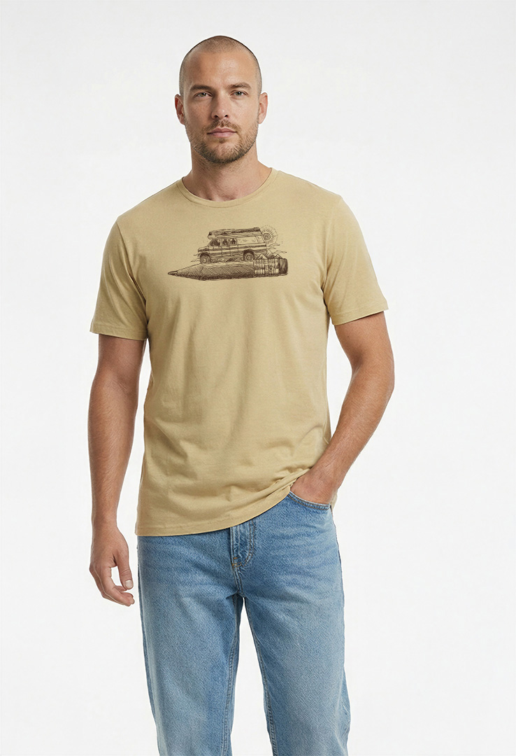 Print T-Shirt Bleistift Camper