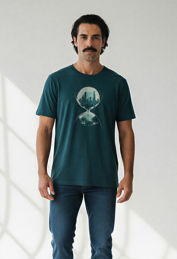 Print T-Shirt Hour Glass