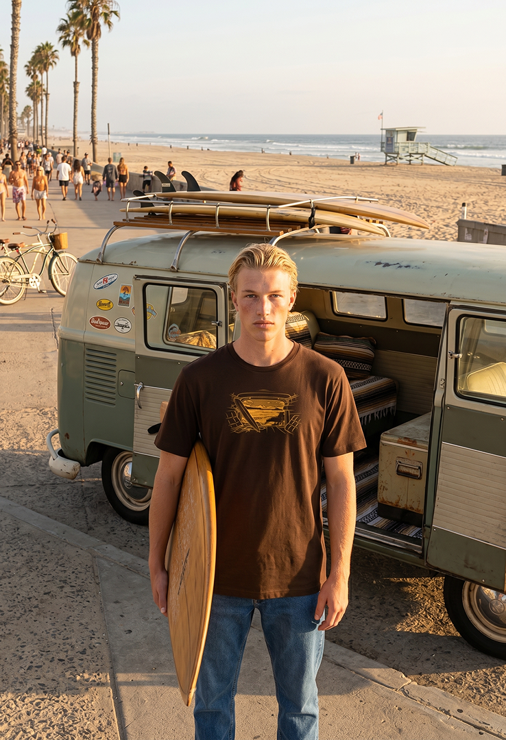 Print T-Shirt Camper Strand