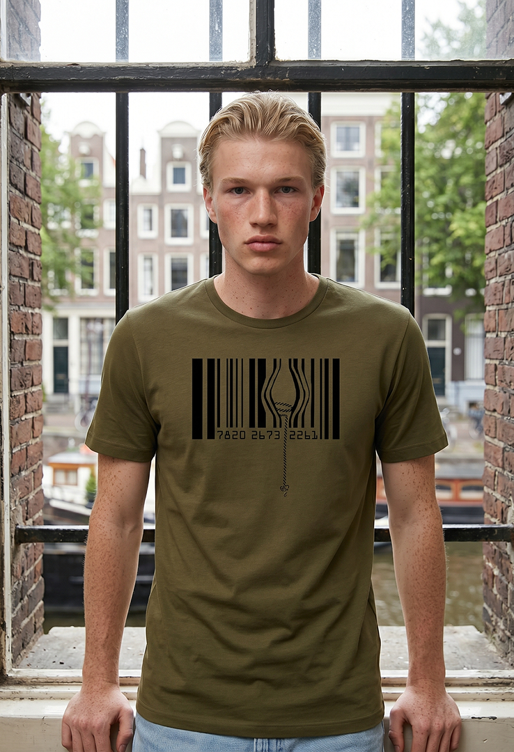 Print T-Shirt Barcode Knast