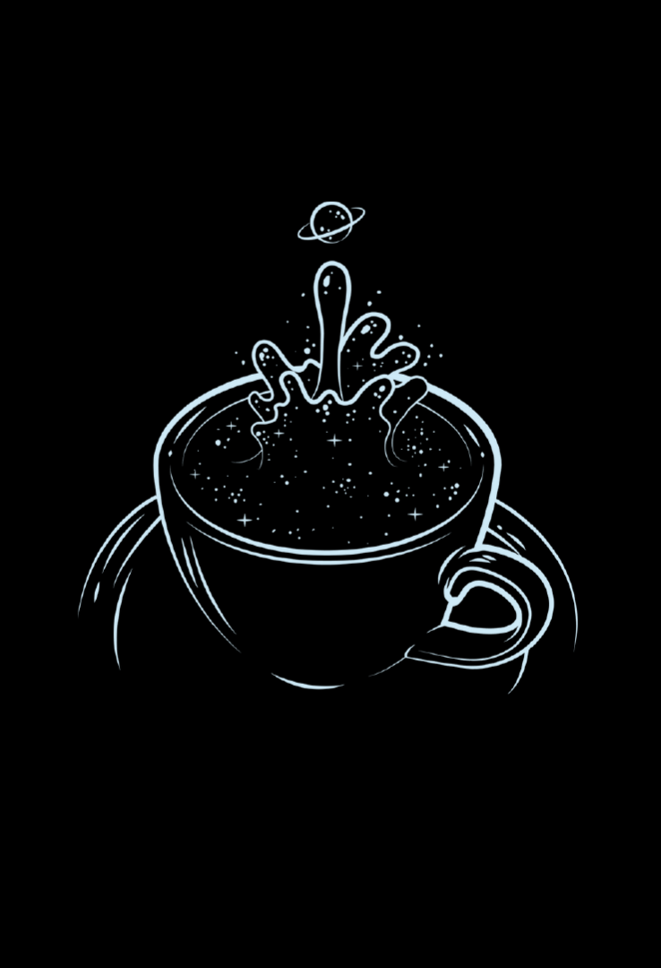 Print T-Shirt Coffee Galaxie