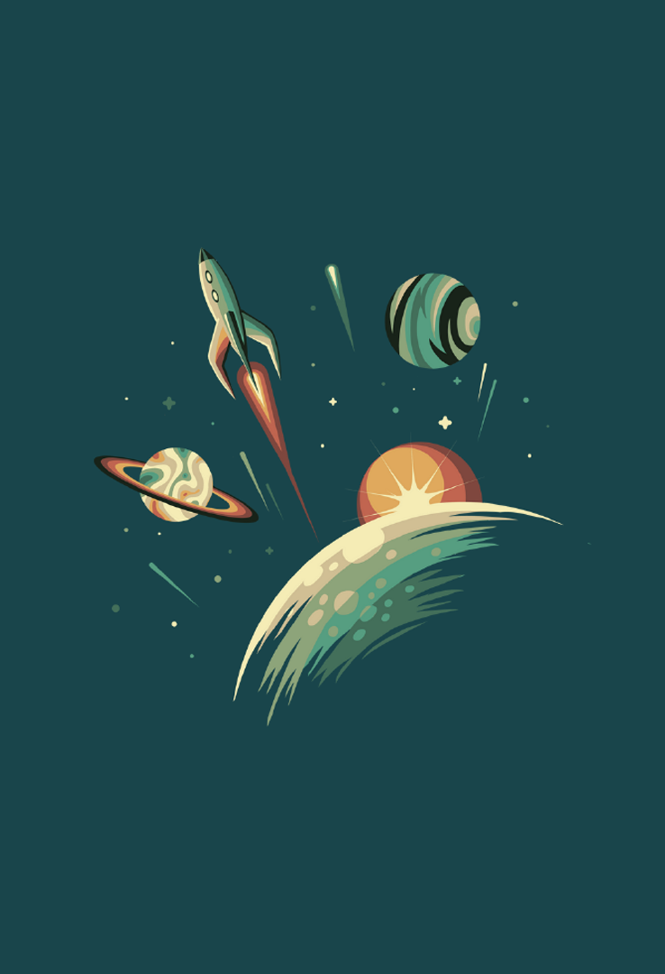 Print T-Shirt New Orbit