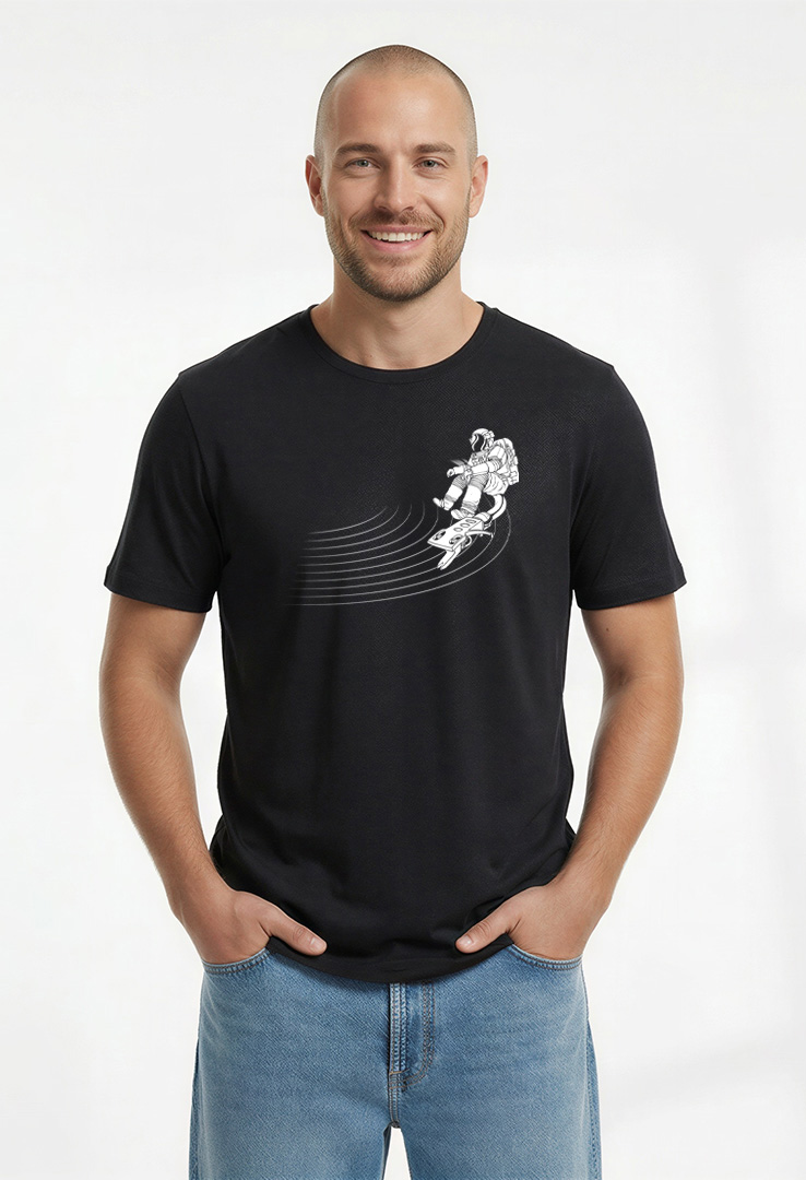Print T-Shirt Astronaut Vinyl