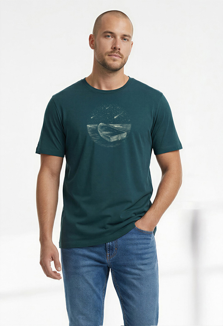 Print T-Shirt Sternschnuppen Boot