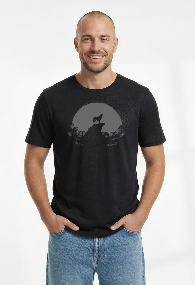 Print T-Shirt Planet Night Legend
