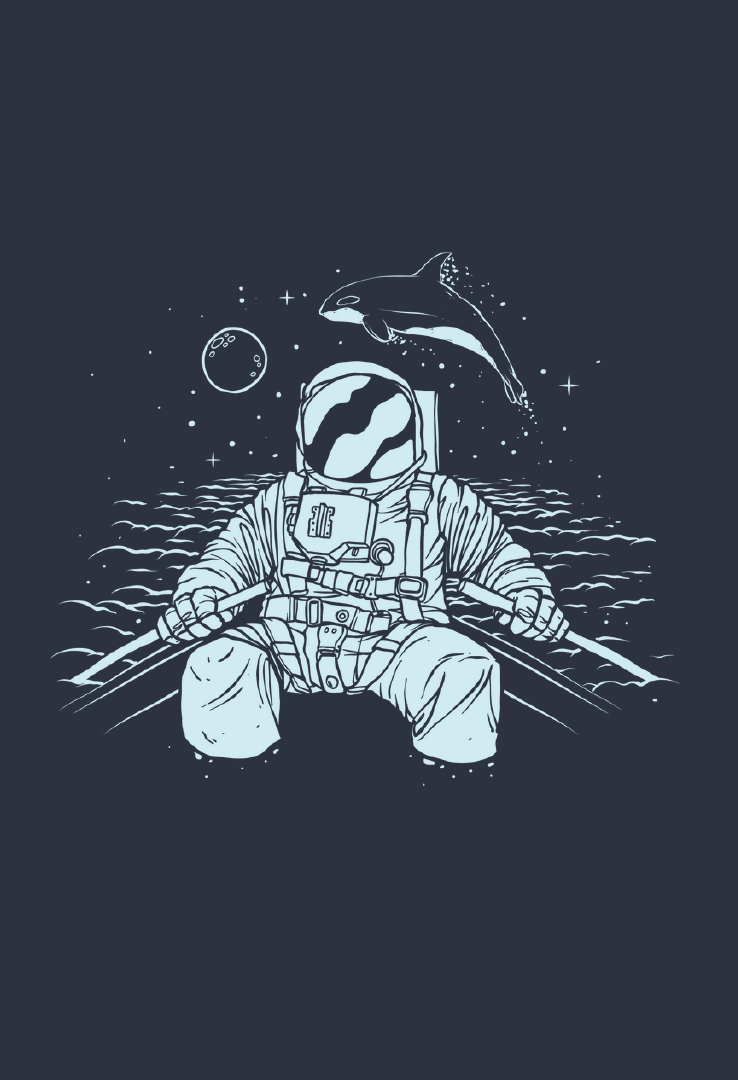 Print T-Shirt Astro Wal