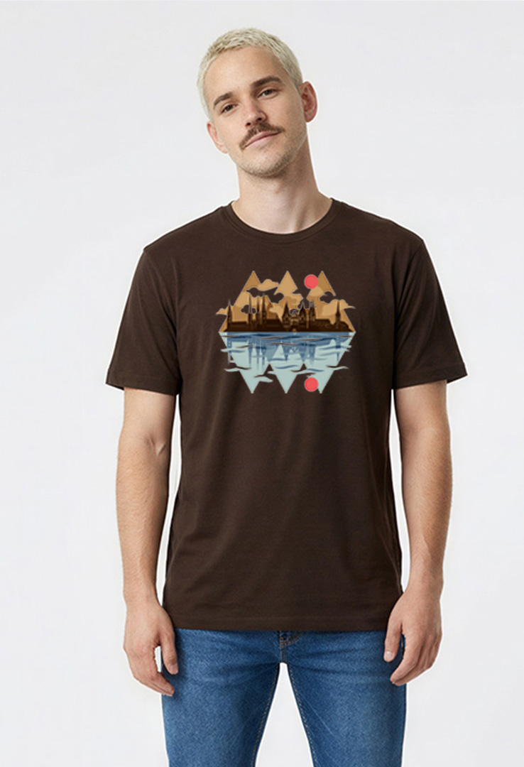 Print T-Shirt Sieben Türme