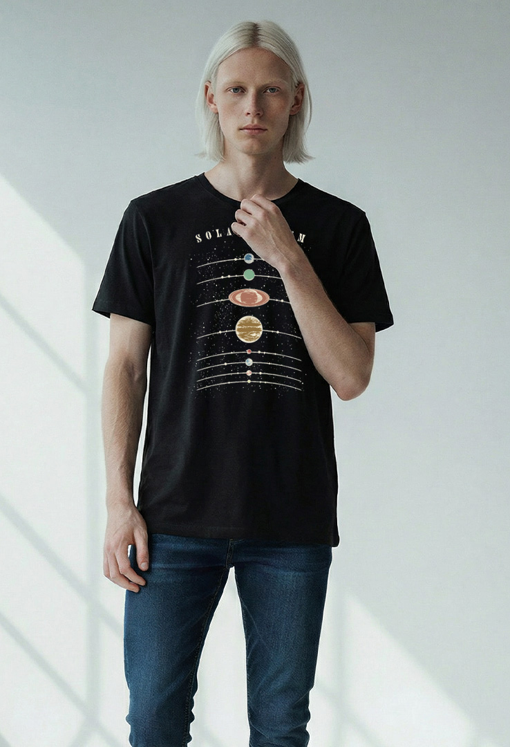 Print T-Shirt Solarsystem