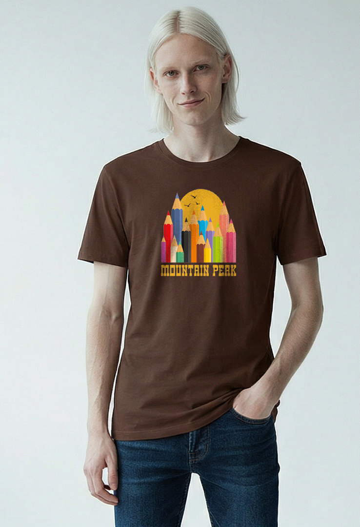 Print T-Shirt Mountain Peak