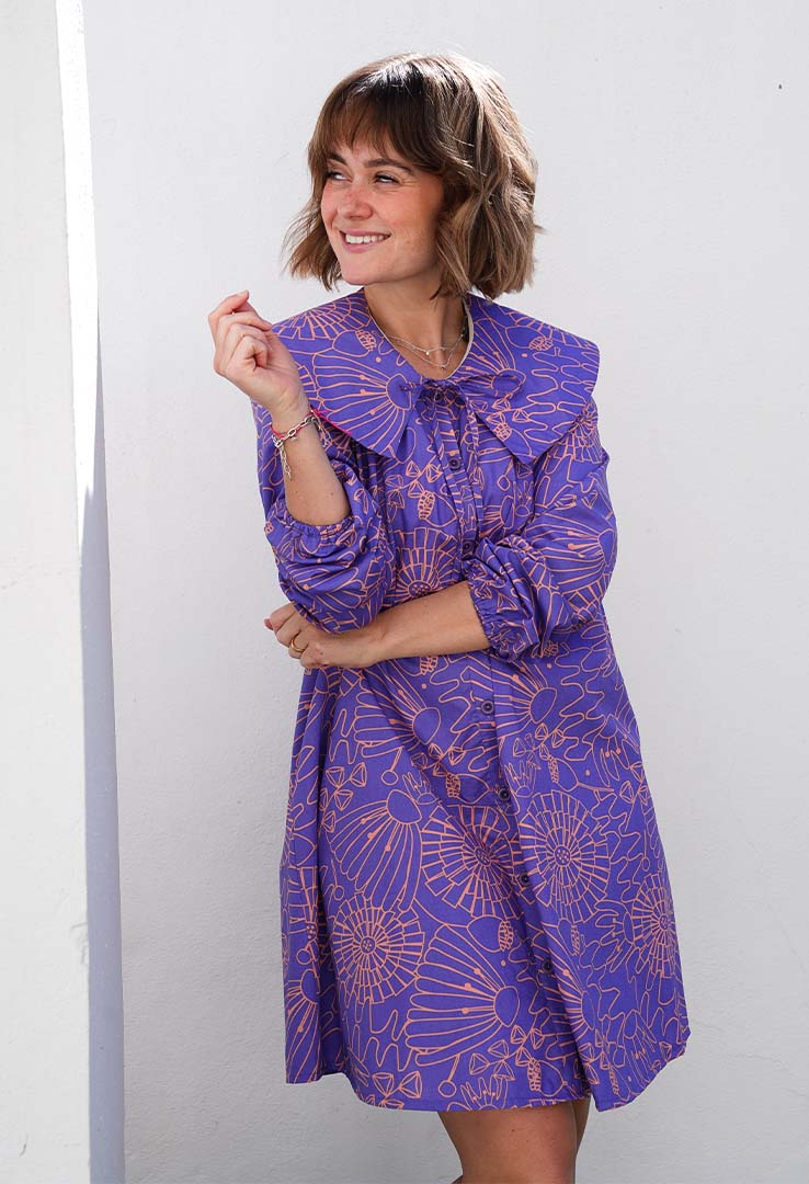 „Summer Statement“ Baumwollkleid