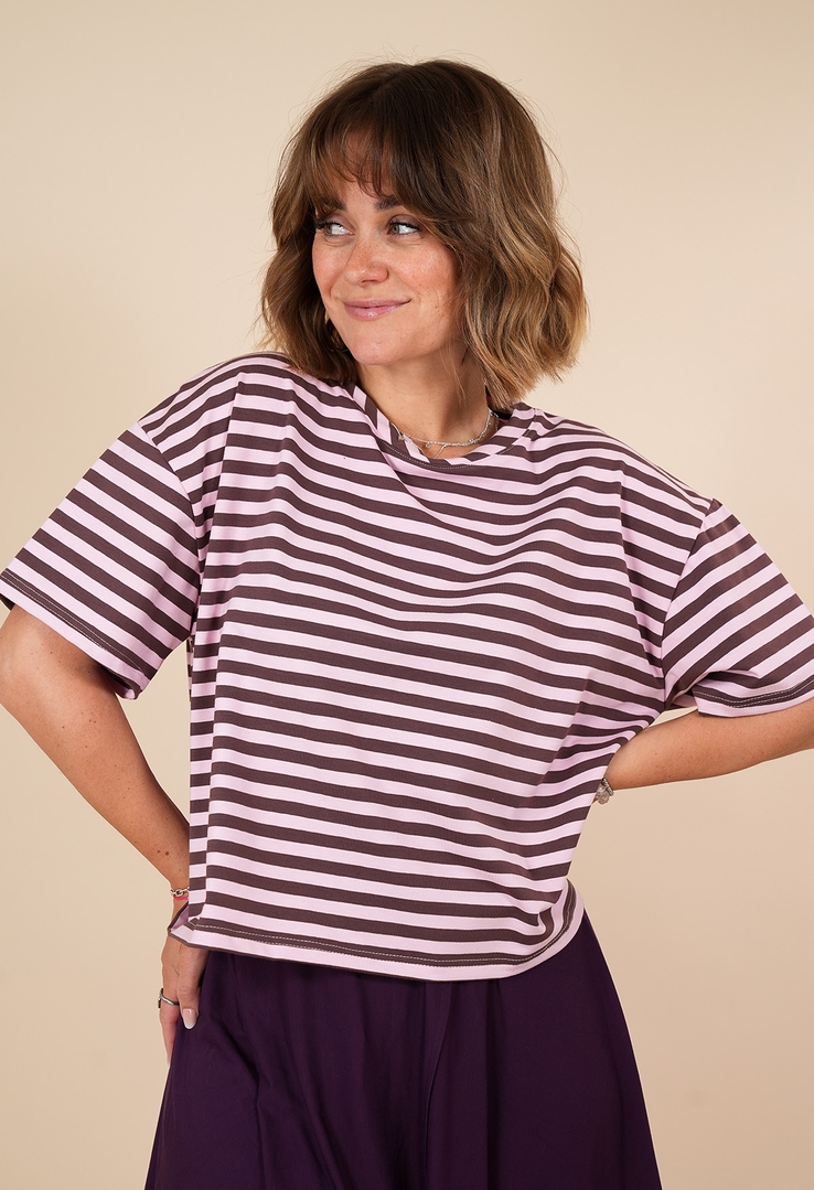 "Candy Stripe“ Boxy T-Shirt