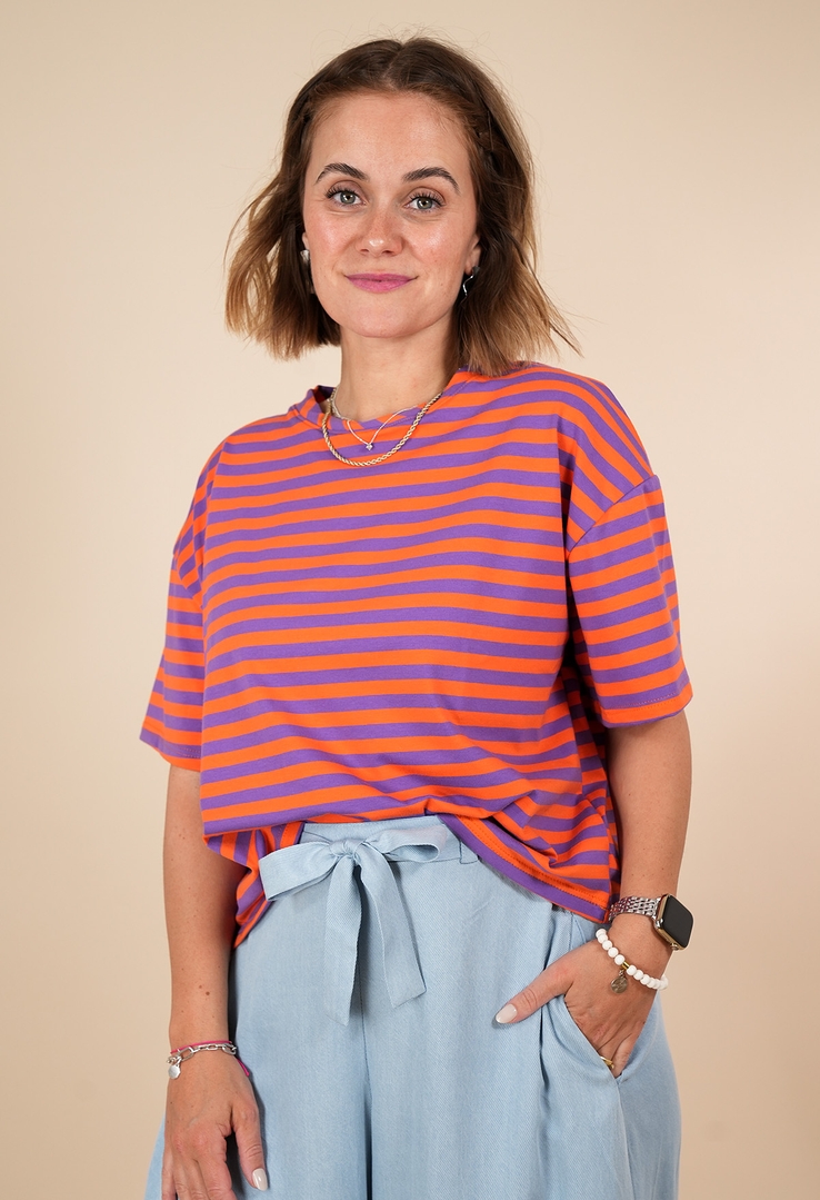 "Candy Stripe“ Boxy T-Shirt