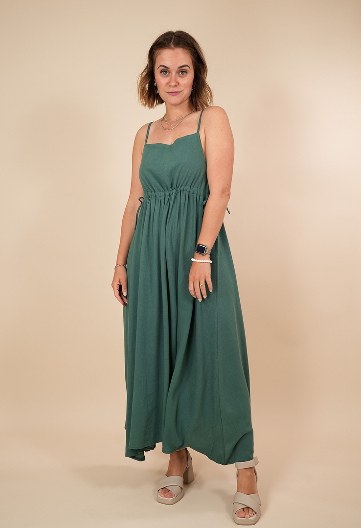 "Soft Motion“ Kleid aus Viskose-Leinen-Mix