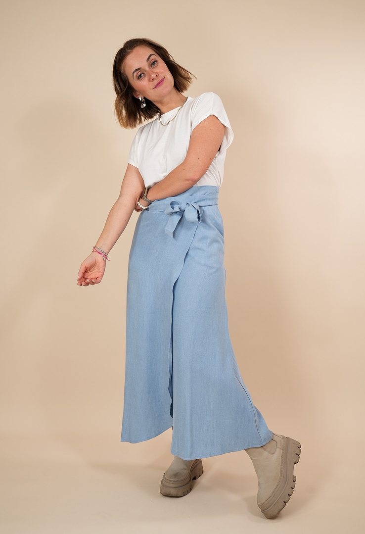 Fließender Wickelrock „Soft Flow“ aus Tencel 