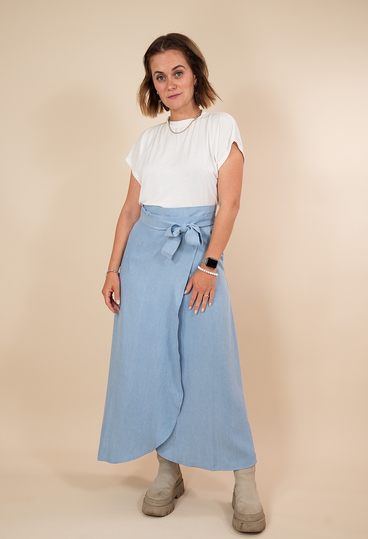 Fließender Wickelrock „Soft Flow“ aus Tencel 