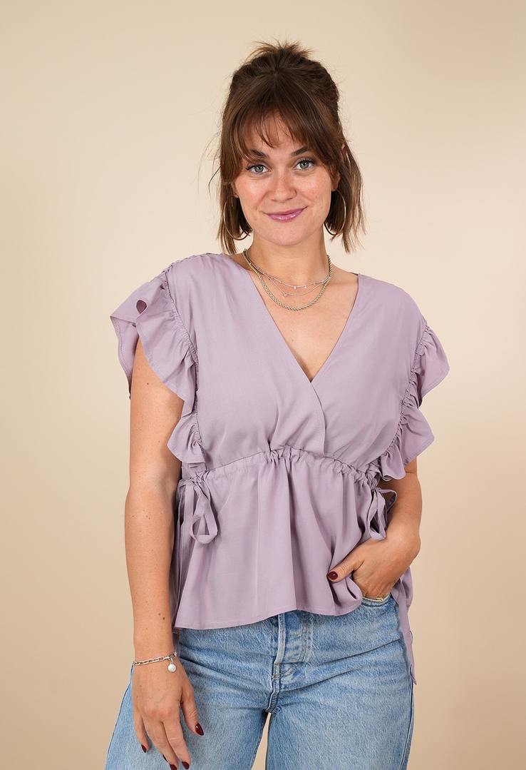 "Summer Ruffle" Blusentop