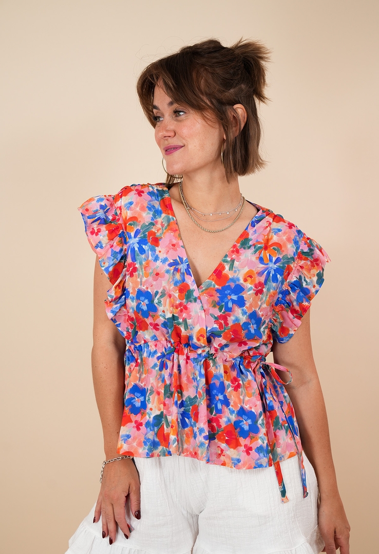 "Summer Ruffle" Blusentop