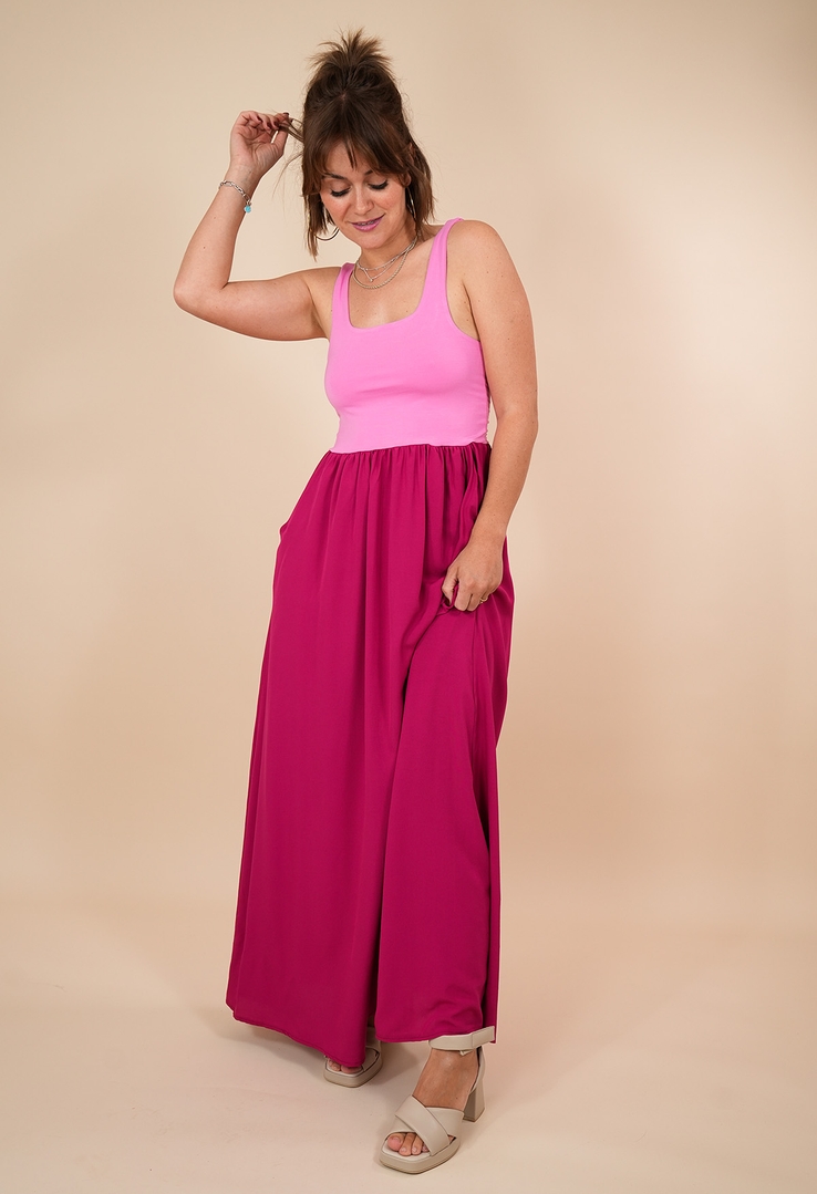 "Sunset Flow" Maxikleid