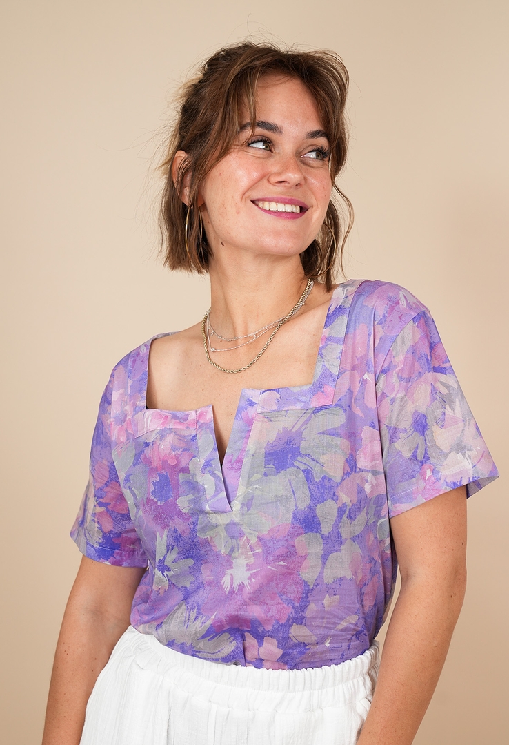 "Bloomline" Blusenshirt