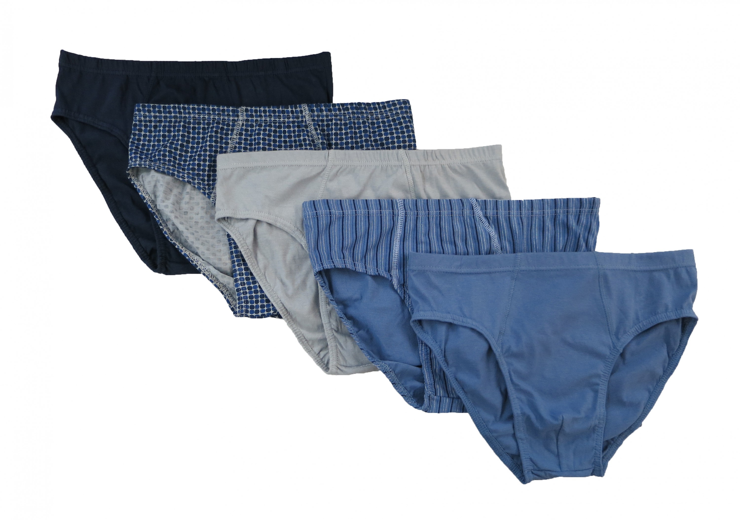 5er 15er SPARPACK Herren Slips Slip Unterhose Blue Collection