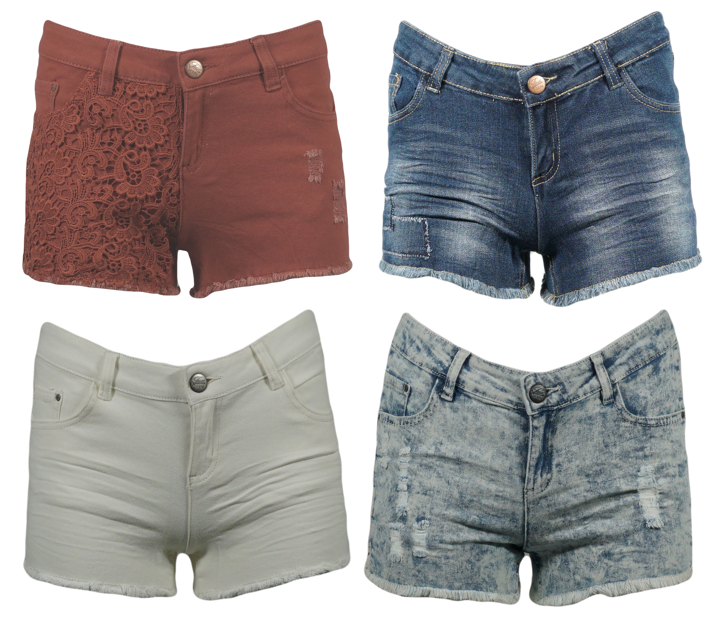 R 21 Damen Hot Pants Sommer kurze Hose Shorts