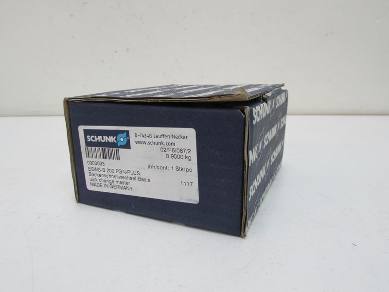 Schunk BackenschnellwechselBasis BSWSB 200 PGNPLUS unused OVP IK