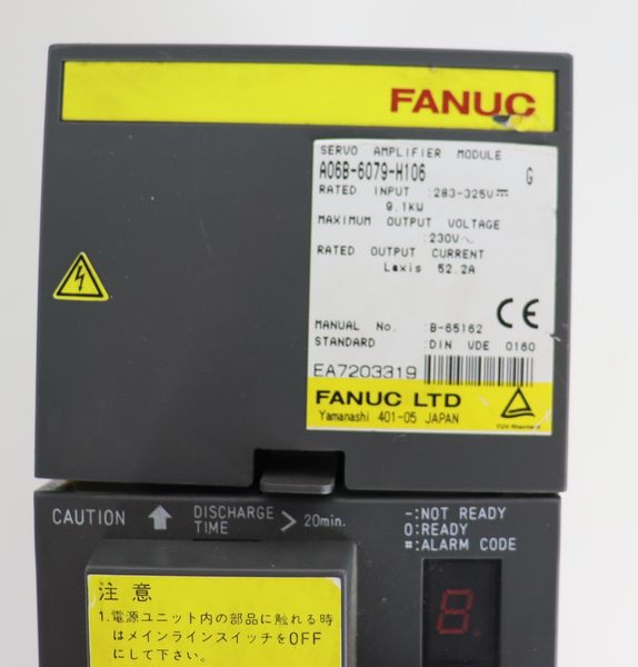 Fanuc A06B-6079-H106 Servo Amplifier Module Version G TOP