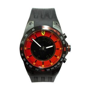 Scuderia Ferrari Fan Herren Uhr Digitaluhr Armbanduhr - 270012975 schwarz/rot