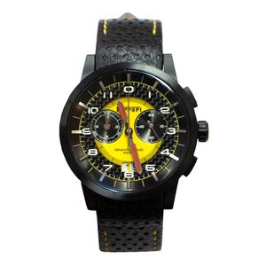 Scuderia Ferrari Granturismo Herren Uhr Chronograph Armbanduhr - 270033669 schwarz/gelb