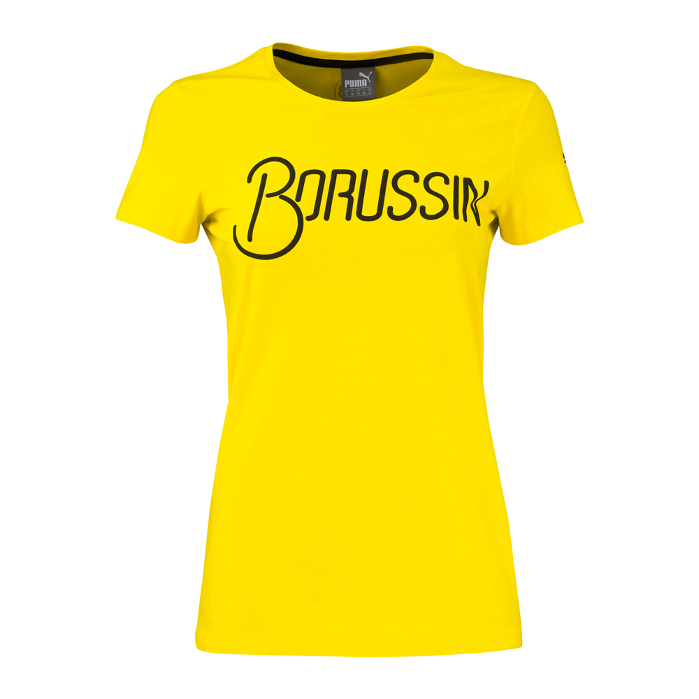 Puma BVB Borussia Dortmund Damen Fan Tee Shirt 16/17 – Gr. S – 750135-01