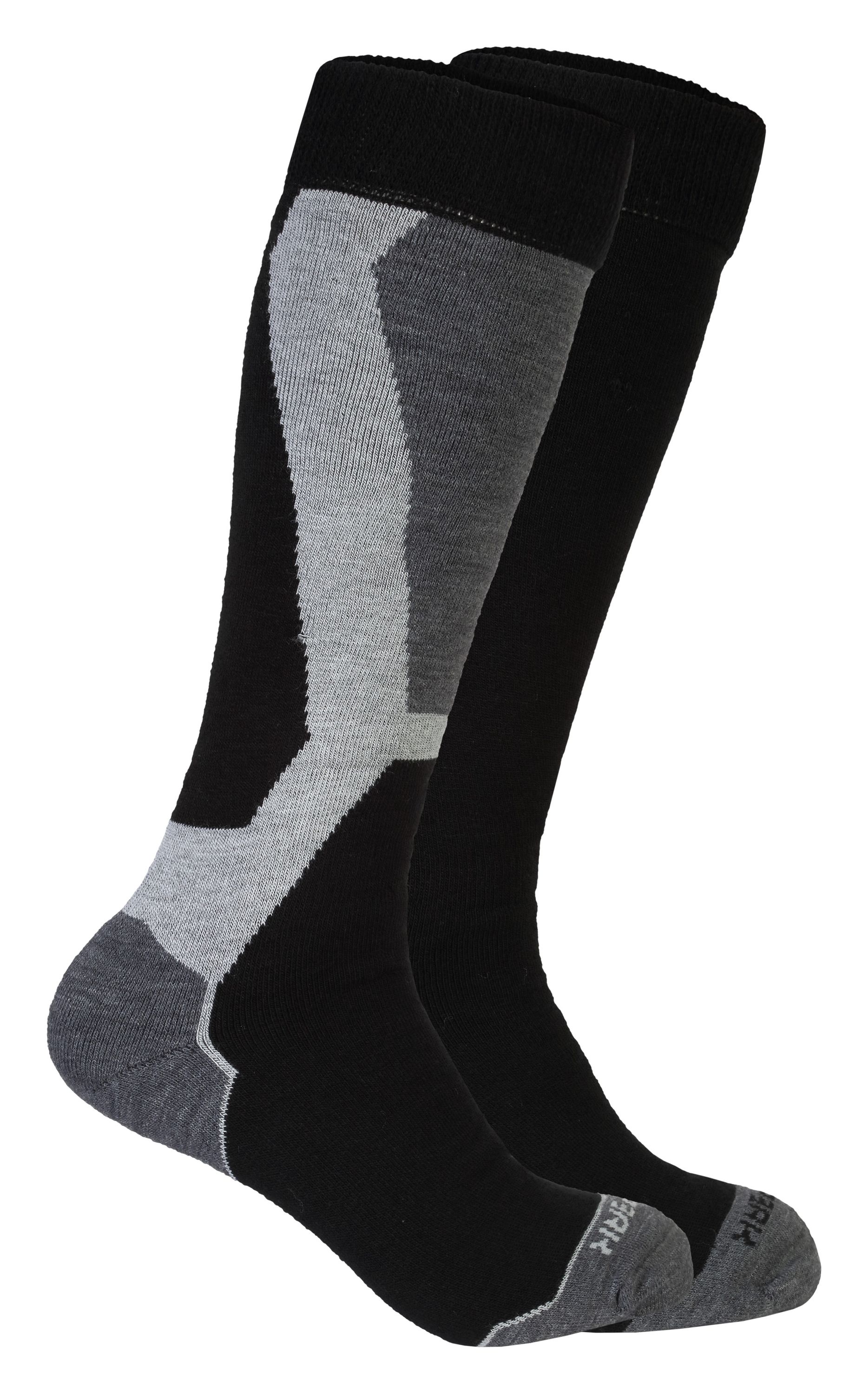 Icepeak Meo – 2 Paar Herren Skisocken Snowboard Socken – 858883500-991 schwarz