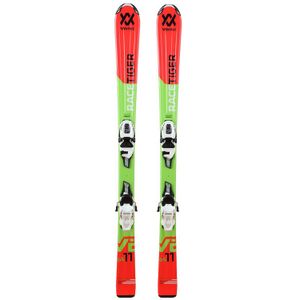 Völkl Racetiger Jr - Jugend Ski Skiset + 4.5 vMotion Jr Bindung - 18/19 rot/grün