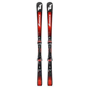 Nordica Dobermann SLR RB FDT - Slalom Carving Ski + XCell 14 FDT Bindung - 0A9032KA001 - 19/20 schwarz/rot