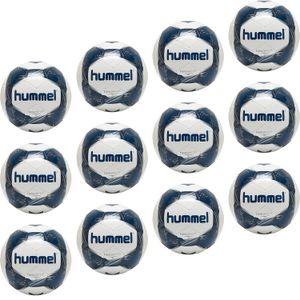 Hummel Energizer Plus Loyalitet 12er Set - Fußball Trainingsball - 87588631-9109 weiß/blau