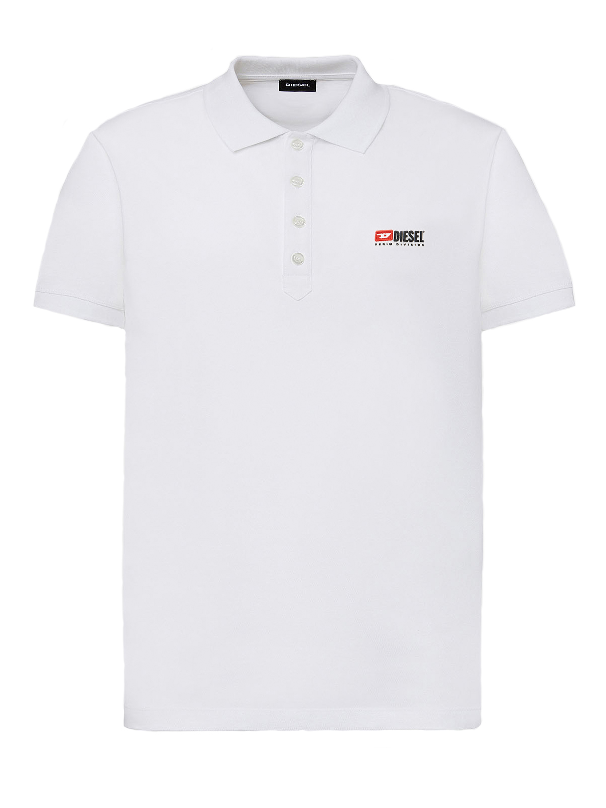 Tシャツ・カットソー DIESEL T-PERI MICRO Polo Shirt White A150330JMAD100 A150330J Men's Polo shirt with micro Diesel embroidery | White | Diesel