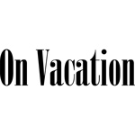 On Vacation Logo
