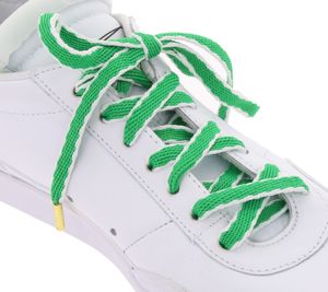 TubeLaces Shoelaces top trendy Shoelaces Green / White