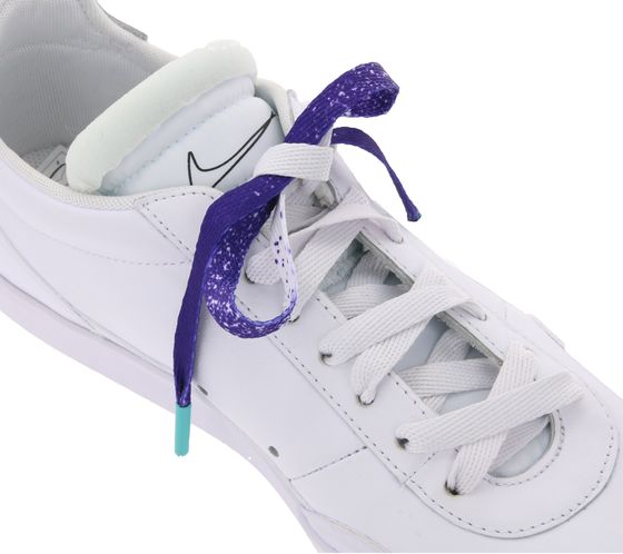 TubeLaces Shoelaces Lacets Élégants Violet / Blanc