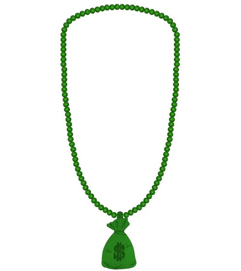 WOOD FELLAS chaîne en bois bijoux tendance mode portefeuille vert